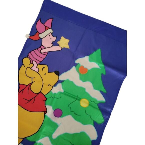 Vintage Winnie The Pooh 100 Acre Woods Yard & Garden Outdoor Flags Set of 2 - Picture 8 of 12